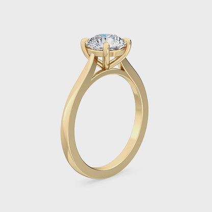 Lab Grown Diamant Forlovelsesring 1.00 ct. – Ren Elegance SJR55570
