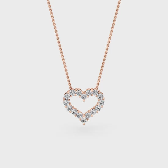 Heart Pendant with Labgrown Diamonds (1.00 ct) SJP31469C