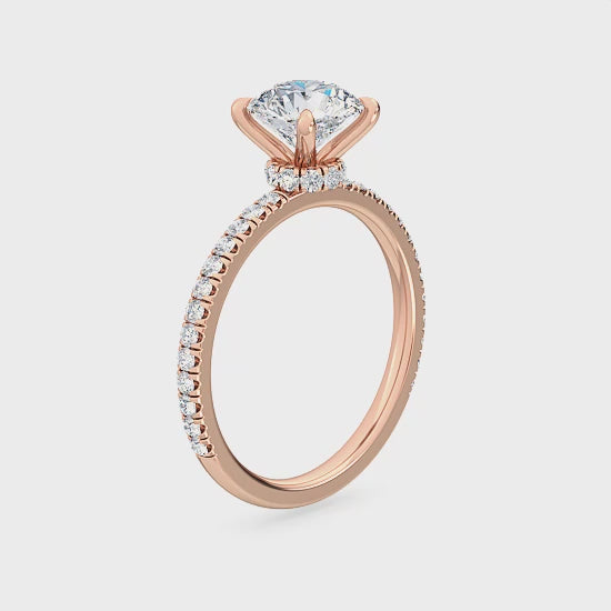 Lab Grown Diamond Engagement Ring 1.30 ct. – Radiant Elegance SJR55551RD