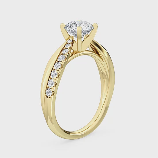 Lab Grown Diamond Engagement Ring 1.33 ct. – Romantic Connection SJR56674