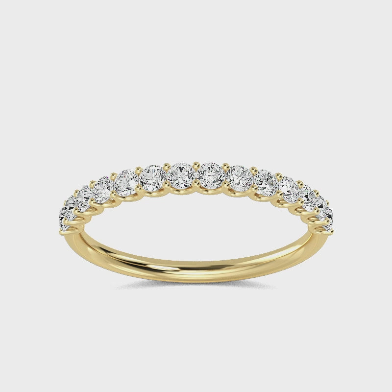 Alliancering med 0.50 ct. Labgrown Diamanter – Diskret Elegance og Bæredygtighed SJR57171B