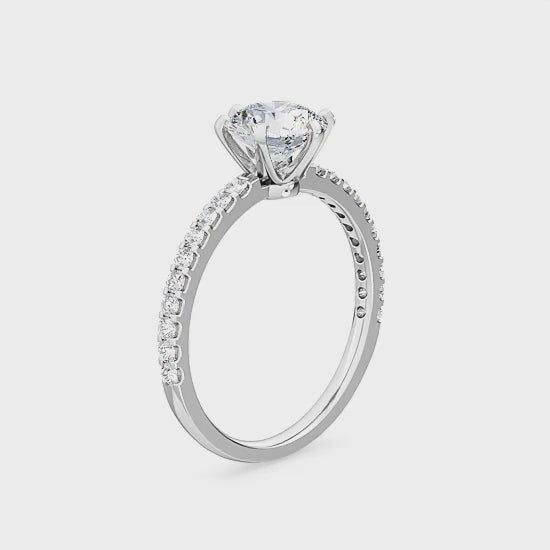 Lab Grown Diamond Engagement Ring 1.30 ct. – Simple Beauty SJR55561RD
