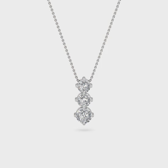 14 karat guldhänge med labgrown-diamanter (1,33 ct) SJP31243