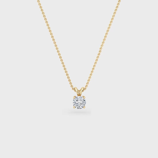 Solitaire Pendant with Labgrown Diamond (0.25 ct) SJP31594B