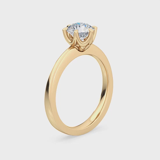 Forlovelsesring med 1.00 ct. Labgrown Diamant – Ren Elegance SJR55126RD