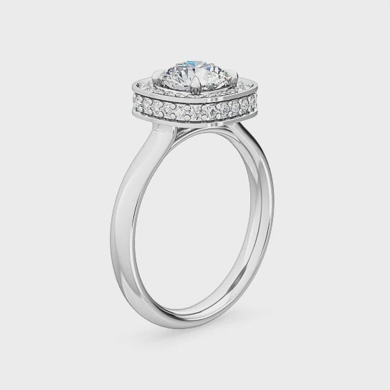 Engagement Ring with 0.36 ct. Lab Grown Diamonds – Subtle Elegance SJR55301RD