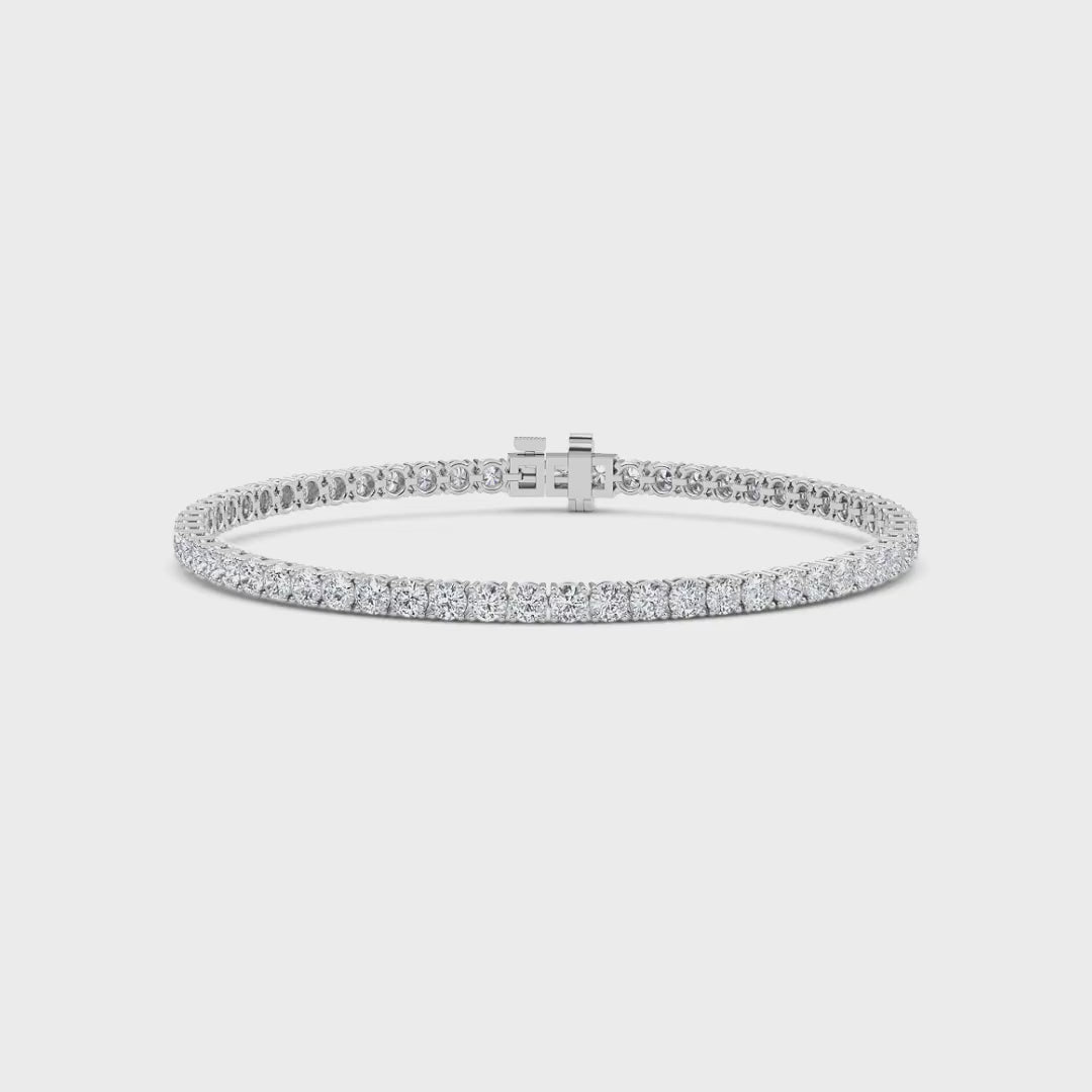 Tennisarmband i 14 karat vitt guld med labgrown-diamanter (5,04 ct.) SJBR11290