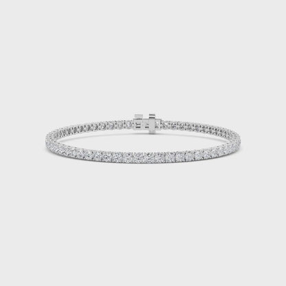 Tennisarmband i 14 karat vitt guld med labgrown-diamanter (5,04 ct.) SJBR11290