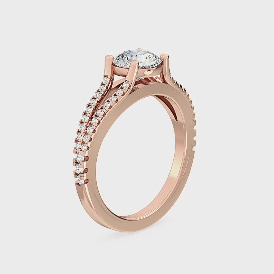 Lab Grown Diamond Engagement Ring 1.29 ct – A Brilliant Union SJR55511RD