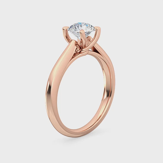 Engagement Ring with 1.00 ct. Labgrown Diamond – Classic and Luxurious SJR55115RD