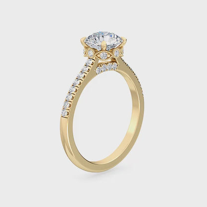 Lab Grown Diamond Engagement Ring 1.31 ct. – Classic Elegance SJR55549RD