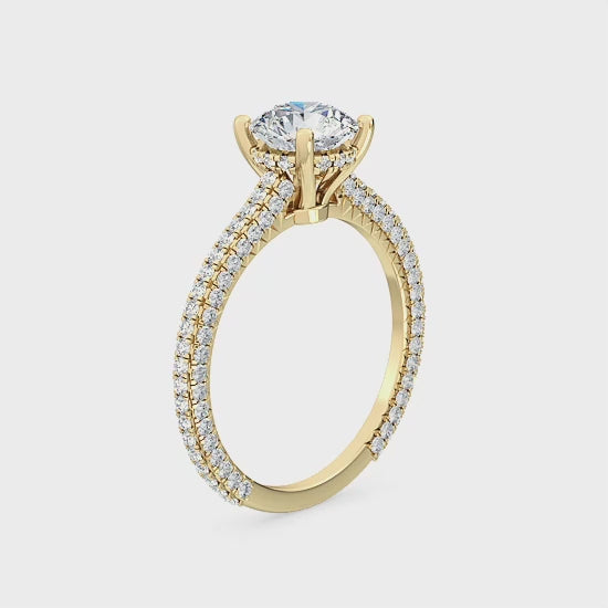 Lab Grown Diamond Engagement Ring 1.63 ct. – Timeless Beauty SJR55560RD