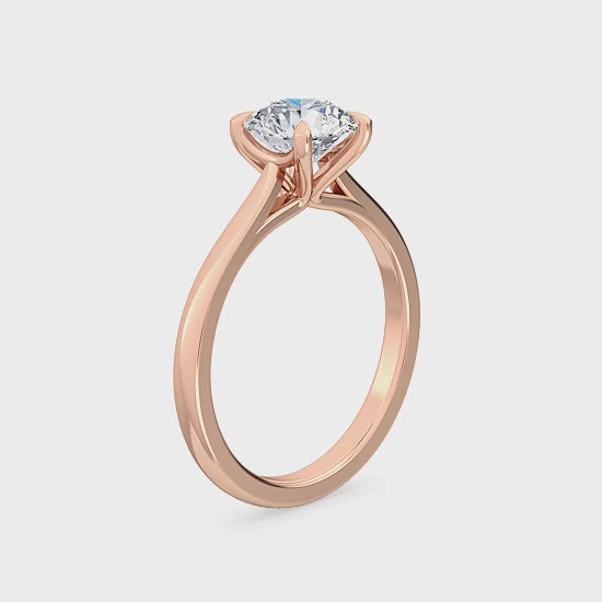 Lab Grown Diamant Forlovelsesring 1.00 ct. – Ren Skønhed SJR55568RD