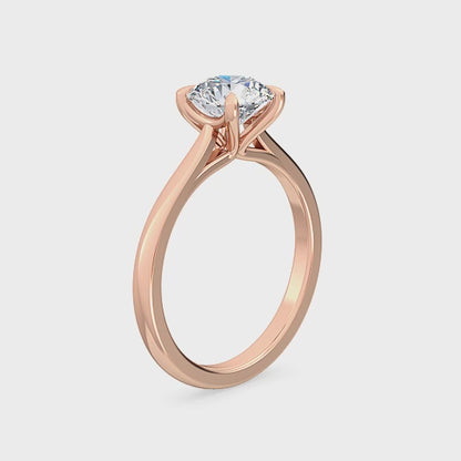 Lab Grown Diamant Forlovelsesring 1.00 ct. – Ren Skønhed SJR55568RD