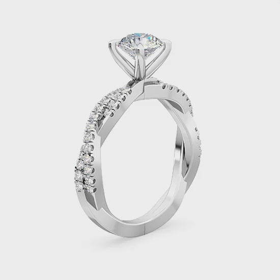Engagement Ring with 1.29 ct. Labgrown Diamonds – Classic and Timeless SJR55125