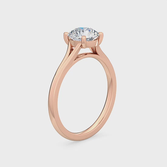 Förlovningsring i 14 karat guld med labbodlad diamant – Dream of Love SJR55010RD