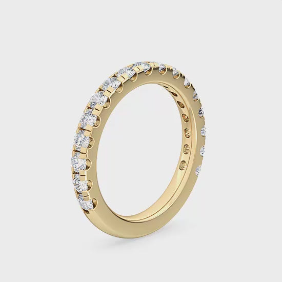 Alliancering med 1.00 ct. Labgrown Diamanter – Luksus og Bæredygtighed i ét SJR54546C