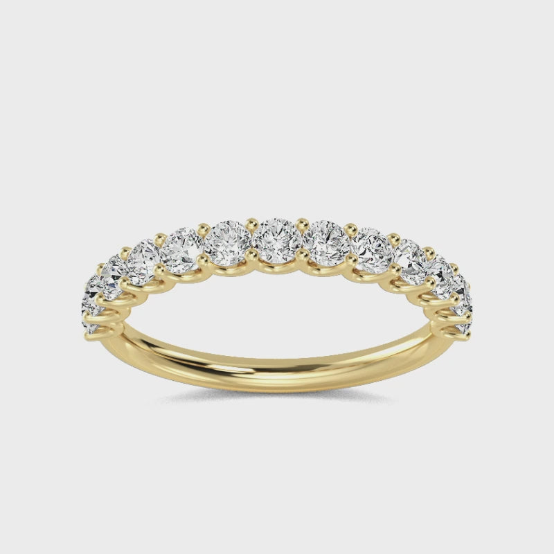 Alliancering med 0.77 ct. Labgrown Diamanter – Raffineret Stil og Bæredygtighed SJR57171C