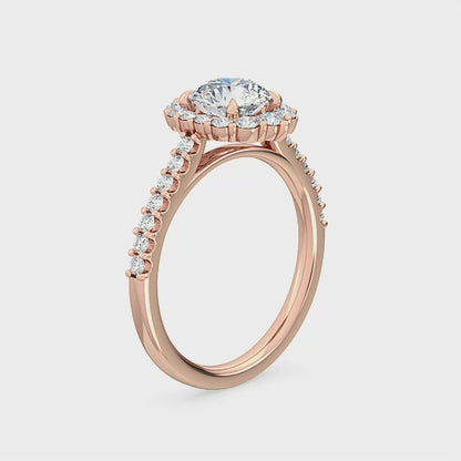 Halo Forlovelsesring med 1.62 ct. Lab Grown Diamanter – Tidløs Elegance SJR55152RD
