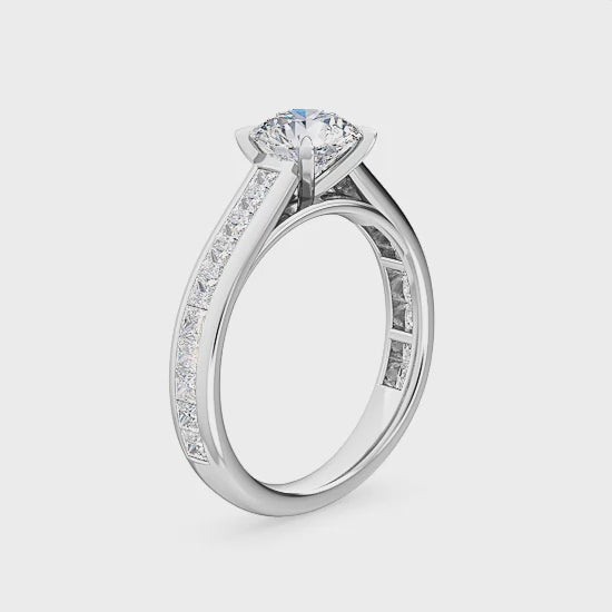 Lab Grown Diamond Engagement Ring 1.50 ct. – Tidens Elegance SJR55522RD