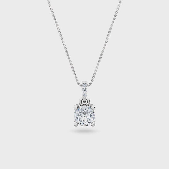 Solitairehänge i 14 karat guld med labgrown diamant (0,53 ct) SJP31591