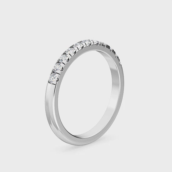 Alliancering med 0.75 ct. Labgrown Diamanter – Raffineret og Bæredygtig SJR54546B