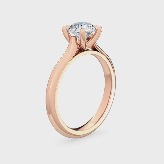 Engagement Ring with 1.00 ct. Labgrown Diamond – Beauty and Ethics SJR55364RD