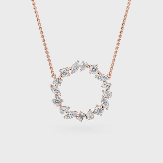 14 karat guldhänge med labgrown-diamanter (0,98 ct) SJP31700