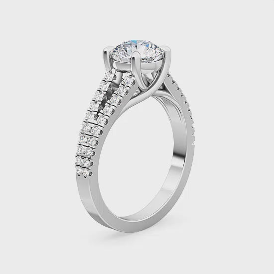 Engagement Ring with 1.32 ct. Labgrown Diamonds – Timeless Luxury and Romance SJR55021RD